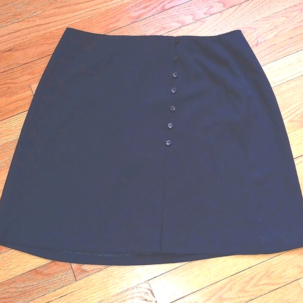 NWT Vintage Jones New York Button-Front Skirt ■ Size 16